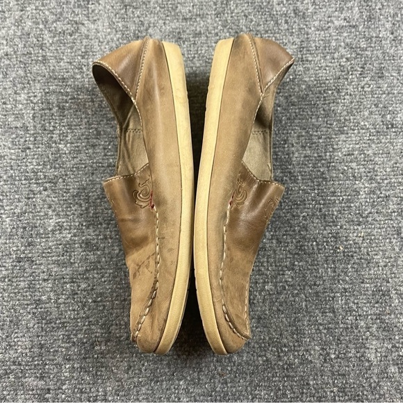 OLUKAI Women’s Nohea Nubuck Slip-On Loafer Tan Brown Leather size: 9 - Picture 7 of 11